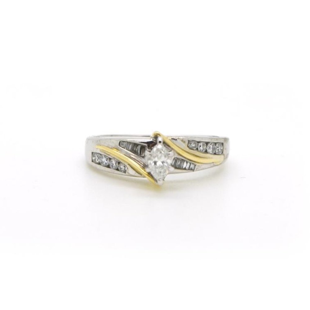 Leo Schachter LSC leo diamond vintage ring  14k - Picture 6 of 16